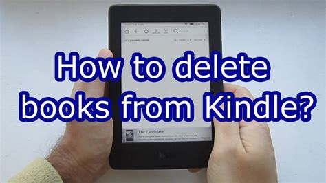 how do i delete books from my kindle